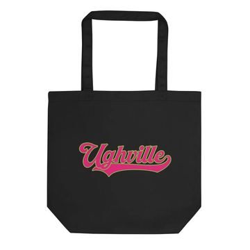 Script logo eco tote